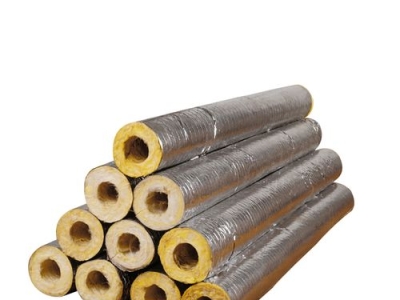 带铝膜的玻璃棉保温管安装,玻璃丝棉保温板安装图