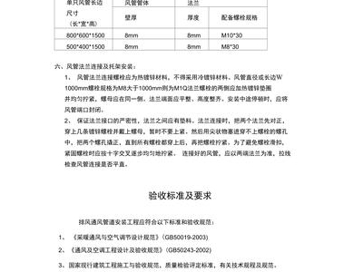 排风管道,风管制作验收一般规定有什么？（排风管道,风管制作验收一般规定有什么要求）